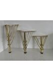 LNO Metal Gold Demir Koltuk Kanepe Ayağı 15cm