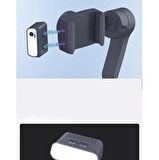 F12_Otomatik Yüz İzleme 3 Eksenli Gimbal Telefon Tutucu 360 ° Ayarlanabilir Selfie Çubuğu-Tripod