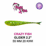 CRAZY FISH GLIDER 2.2'' / 55 MM SAHTE SİLİKON