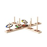 Ahşap Halka Geçirme Oyunu - Spor Oyuncakları Halka Fırlatma