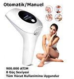 Kadın-Erkek IPL Buz Lazer Epilasyon Ağrısız Tüm Bölge Profesyonel Lazer Epilasyon Aleti 900.000 Atım