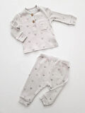 ERKEK BEBEK %100 PAMUKLU ALT - ÜST 2'Lİ TAKIM EŞOFMAN TAKIMI 