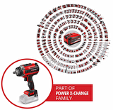 Einhell IMPAXXO 18/450 - Solo, Kömürsüz Akülü Darbeli Somun Sıkma