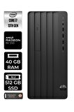 HP PRO TOWER 290 G9 i7 13700 40GB RAM 512GB SSD RX550/4GB W11HOME 8T2X2ES MASAÜSTÜ PC & PER4 BELLEK