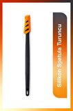 Turuncu İnce Silikon Spatula