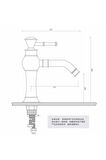 Banyo Lavabo Bataryası Gold Taşlı Tasarım