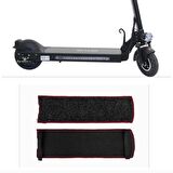Elektrikli Scooter Aksesuar Koruyucu Paspas Ttech boost amortisörlü kickScooter 2ES001 İçin  Siyah kırmızı