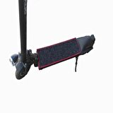 Elektrikli Scooter Aksesuar Koruyucu Paspas Ttech boost amortisörlü kickScooter 2ES001 İçin  Siyah kırmızı