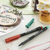 Faber-Castell Permanent Asetat Kalemi Kırmızı S Uç 10 Lu Kutu 