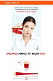 Pürüzsüz Uygulama Sunan Fondöten & Baz Fırçası Radiance Perfect Fit Brush (Red)