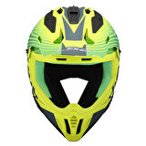 LS2 FAST 2 DUCK YEŞİL-NEON SARI KASK
