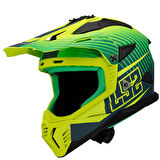 LS2 FAST 2 DUCK YEŞİL-NEON SARI KASK