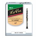 Rico Lavoz RCC10SF Sib Klarnet Kamışı Soft