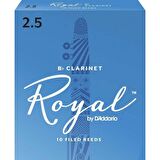 Daddario Woodwinds Royal RCB1025 Bb Klarnet Kamışı No:2,5