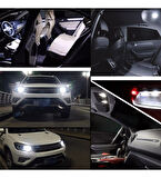 2 Adet KIRMIZI Renk T10 Dipsiz Led Ampul 24 LEDLİ Park Ampulü Gündüz Farı Yüksek Işık Güçlü