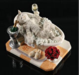 Veronese Design Banyodaki Kedi Heykeli