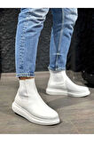 Arda  Knack Yüksek Taban Ayakkabı 111 Beyaz