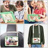Apple iPad Air 10.9 2022 (5.Nesil) Uyumlu Strap Tablet Kılıfı Ekran Koruyuculu Kalemlikli 360° Döner Darbeye Dayanıklı