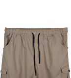 Kargo Cepli Büyük Beden Likralı Jogger Pantolon