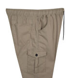 Kargo Cepli Büyük Beden Likralı Jogger Pantolon