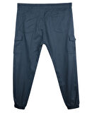 Kargo Cepli Büyük Beden Likralı Jogger Pantolon