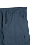 Kargo Cepli Büyük Beden Likralı Jogger Pantolon