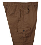 Kargo Cepli Büyük Beden Likralı Jogger Pantolon