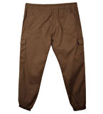 Kargo Cepli Büyük Beden Likralı Jogger Pantolon