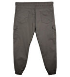 Kargo Cepli Büyük Beden Likralı Jogger Pantolon