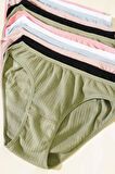KADIN 12'Lİ COTTON  BİKİNİ 0592 (NEFEN ALAN DOKU KUMAŞ)
