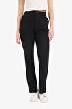 DeFacto Coool Straight Fit Gabardin Pantolon Yüksek Bel E4346AX25SPBK27