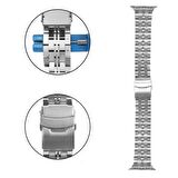 Apple Watch7  38mm Şık Tasarımlı Renkli KRD-54 Metal Kordon