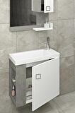 Poly 60 cm Banyo Dolabı