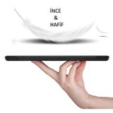 Lenovo M10 TB-X306F Uyumlu Fuchsia Smart Cover Standlı 1-1 Kılıf Flip Smart Akıllı Tablet Kılıfı