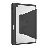 Apple iPad 10.2 2021 (9.Nesil) Uyumlu 360° Dönebilen Standlı Nayn Tablet Kılıfı İnce ve Fit