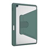 Apple iPad 10.2 2021 (9.Nesil) Uyumlu 360° Dönebilen Standlı Nayn Tablet Kılıfı İnce ve Fit