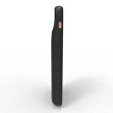 Apple iPhone 13 Uyumlu Fuchsia Şarjlı Kılıf Led Işık Göstergeli Standlı Powerbank Kapak