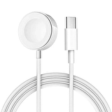 Fuchsia Akıllı Saat Wireless Şarj Kablosu Type-C Bağlantılı 1m Apple Watch SE/7/6/5/4/3/2/1 Uyumlu