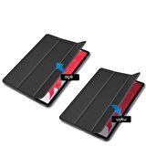 Apple iPad Pro 12.9 2021 (5.Nesil) Uyumlu Smart Cover Standlı 1-1 Flip Smart Akıllı Tablet Kılıfı