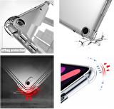 Fuchsia Apple iPad Pro 12.9 2021 (5.Nesil) Uyumlu Tablet Kılıfı Fuchsia Nitro Anti Shock Silikon Kapak