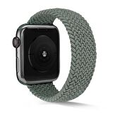 Apple Watch 44mm KRD-38 Large Kordon Hasır Örgü Dizayn