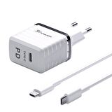 Konfulon C32D 20W PD Hızlı Şarj Cihazı + DC15 5A Type-C Kablo