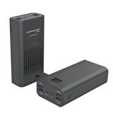 P40Q Powerbank 40.000 mAh Konfulon PD 18W Hızlı Şarj QC 3.0 ve Oto Standby Özellikli Telefon Tablet Tutamaçlı Powerbank