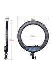 Newface RL-21 Selfie Işığı Tripodlu Kumandalı, Çantalı, 3 Telefon Tutuculu, Hassas Ayarlı Ring Light