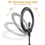 Newface RL-14 Selfie Işığı Tripodlu Kumandalı Ring Light