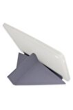 Galaxy Tab S6 Lite P610 Kılıf Tri Folding Kalem Bölmeli Standlı Kılıf