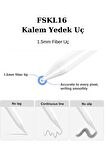 Fuchsia FSKL16 Stylus Yedek Uç Palm Rejection Eğimle Çizgi Kalınlığı Değişen Yedek Kalem Ucu Pen Spare Tip
