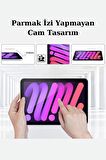 iPad 10.9 inç 10.Nesil Fuchsia Tablet Temperli Cam Ekran Koruyucu
