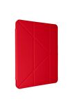 Galaxy Tab S6 Lite P610 Kılıf Tri Folding Kalem Bölmeli Standlı Kılıf
