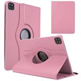 Apple iPad Air 10.9 2022 (5.Nesil) Uyumlu Fuchsia Dönebilen Standlı Tablet Kılıfı